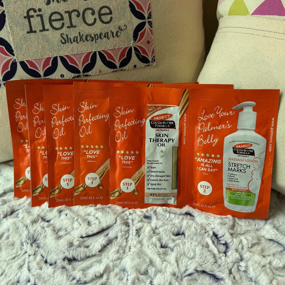 PALMERS - Sample Skin Therapy Oil & Massage Lotion for Stretch Marks (5-pack)